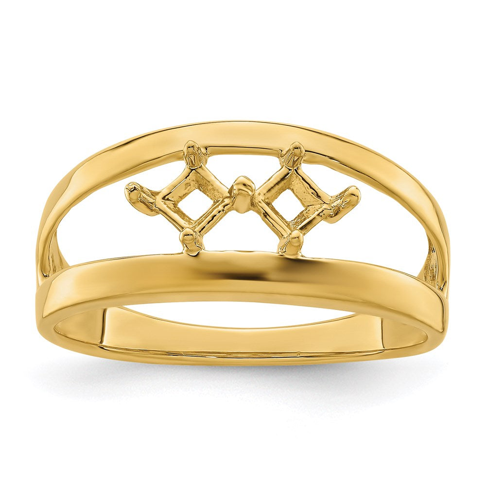 14k Synthetic Family Jewelry Ring - 71
