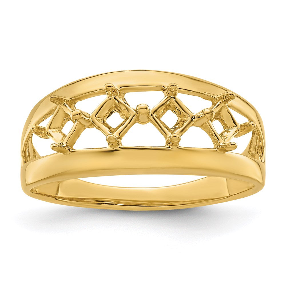 14k Synthetic Family Jewelry Ring - 68