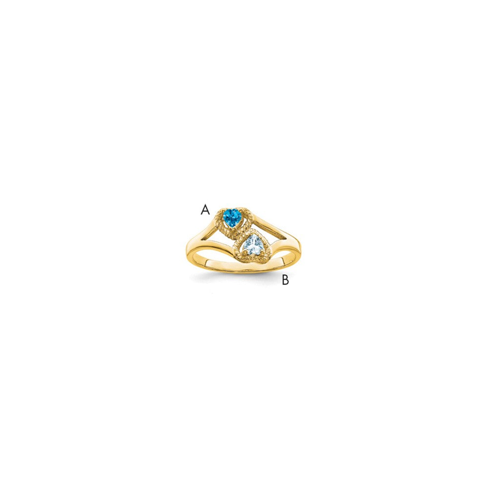 14k Genuine Family Jewelry Ring - 12