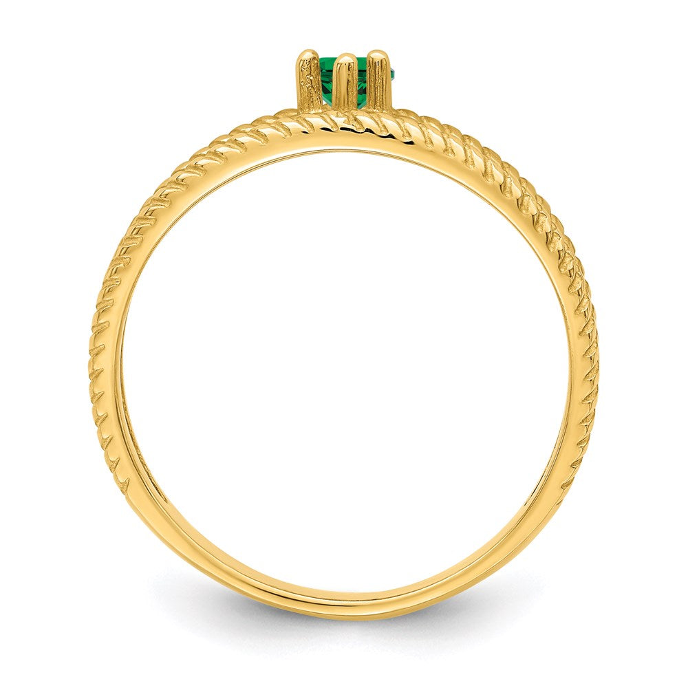 14k Synthetic Family Jewelry Ring - 24