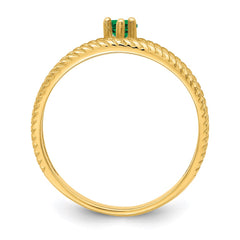 14k Synthetic Family Jewelry Ring - 24