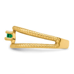 14k Synthetic Family Jewelry Ring - 24
