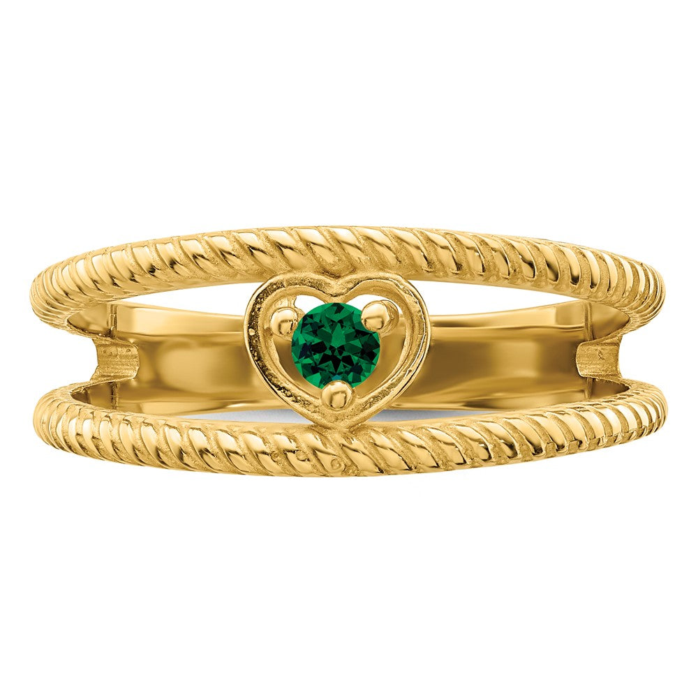14k Synthetic Family Jewelry Ring - 24