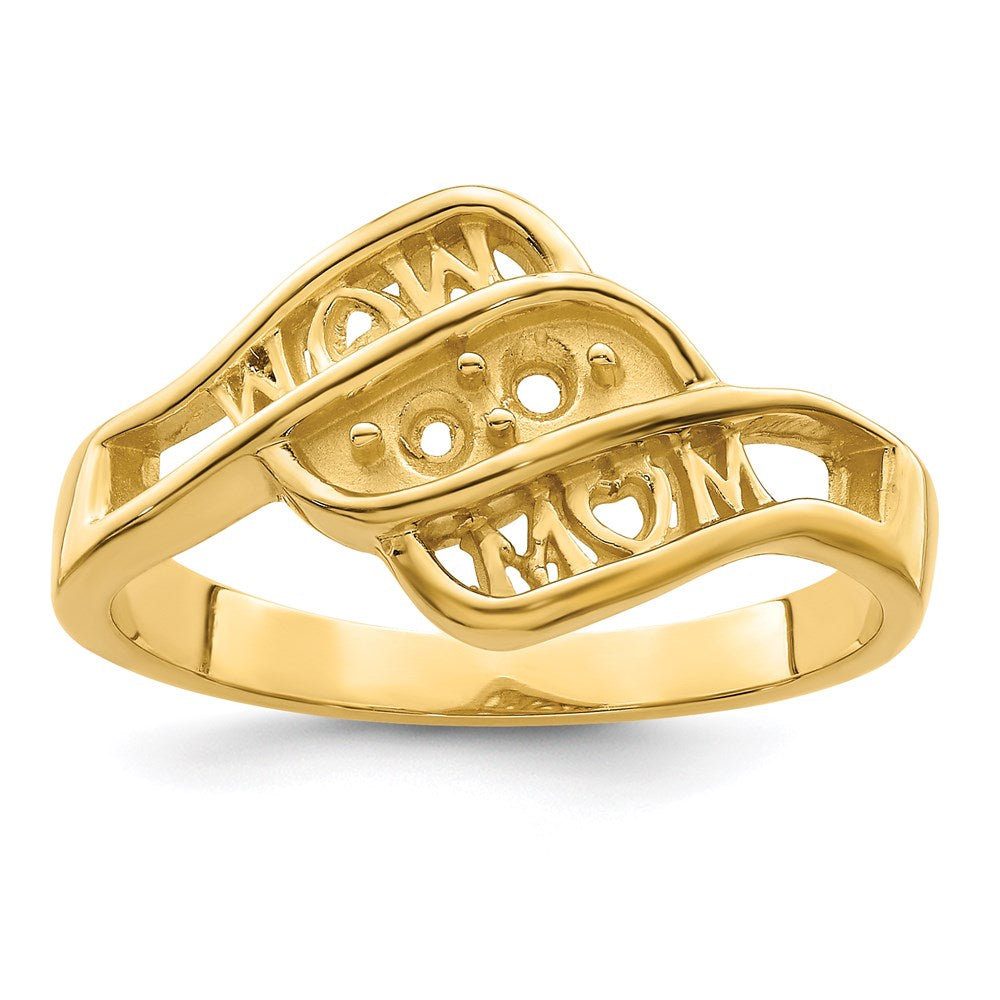 14k Synthetic Family Jewelry Ring - 83