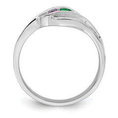 14k White Gold Family Jewelry Ring Mounting - 14