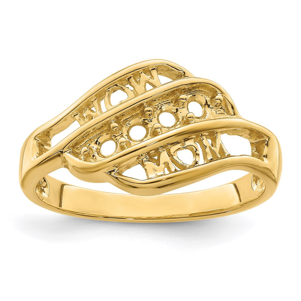 14k Genuine Family Jewelry Ring - 21