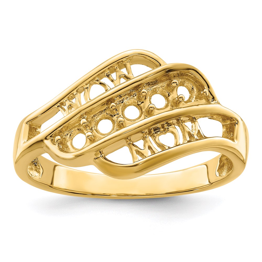 14k Genuine Family Jewelry Ring - 20