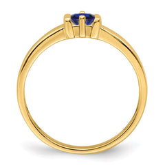 14k Synthetic Family Jewelry Ring - 2