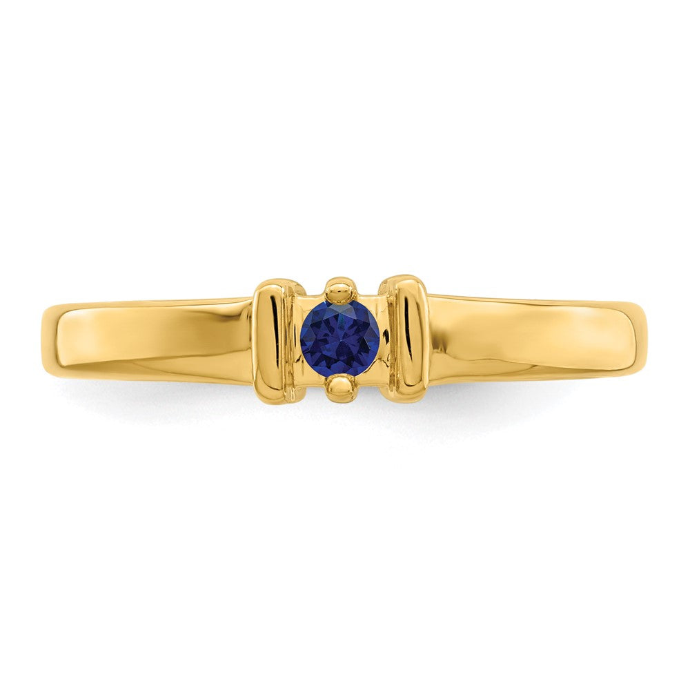 14k Synthetic Family Jewelry Ring - 2