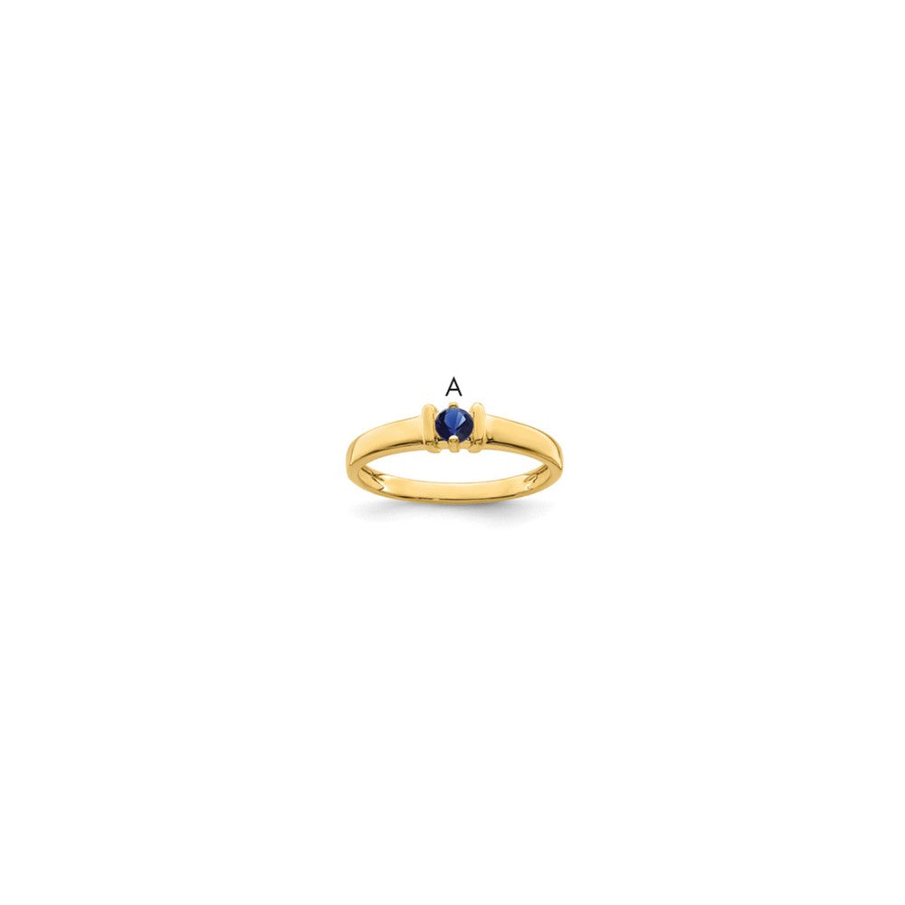 14k Synthetic Family Jewelry Ring - 2