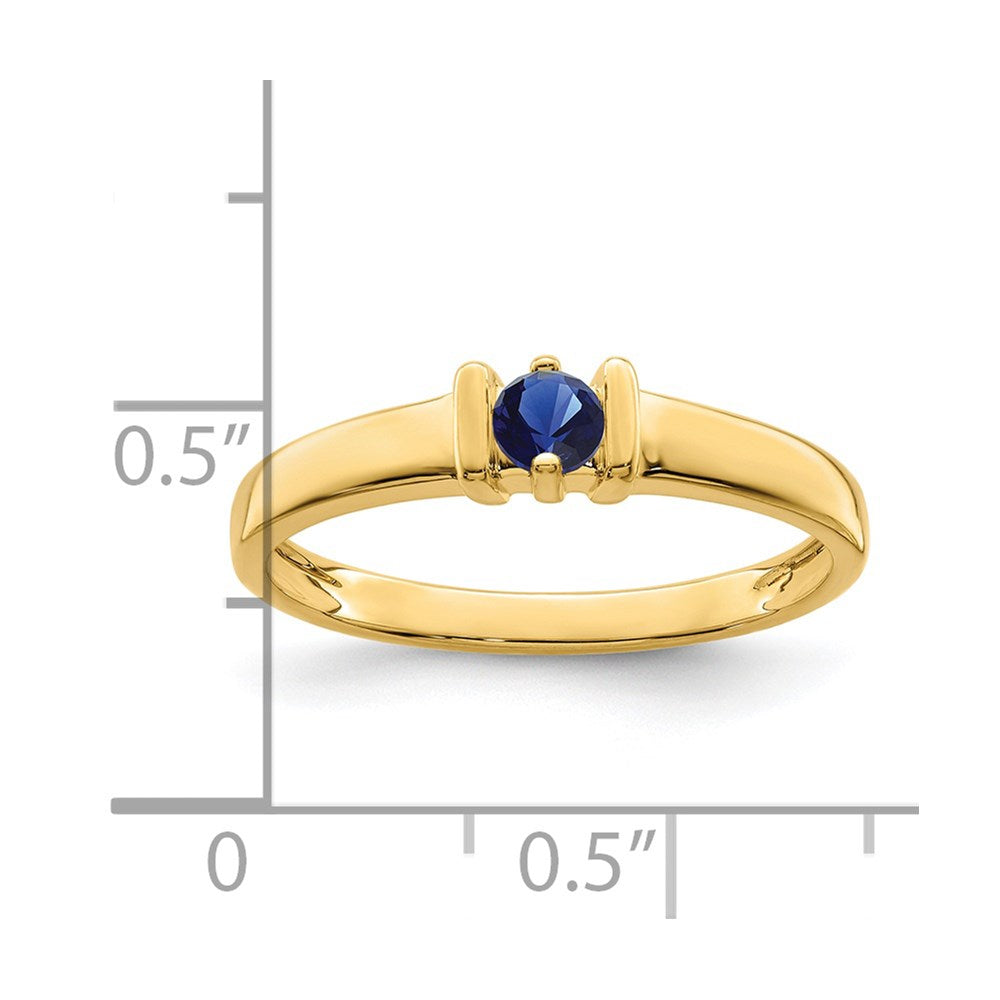 14k Synthetic Family Jewelry Ring - 2