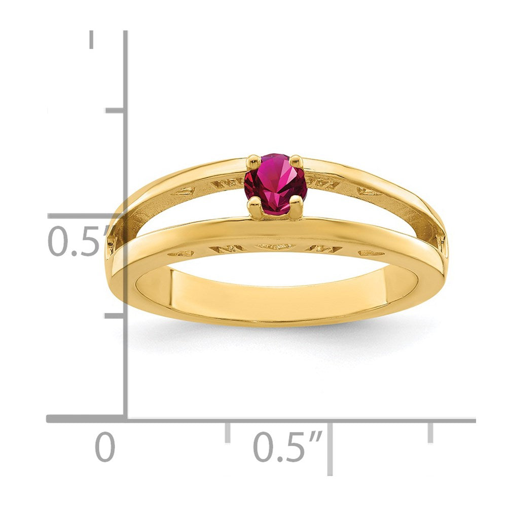 14k 3mm Genuine family jewelry ring