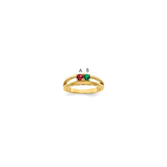 14k 3mm Genuine Family Jewelry Ring