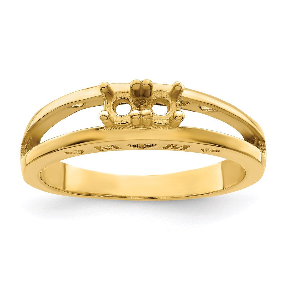 14k 3mm Genuine Family Jewelry Ring