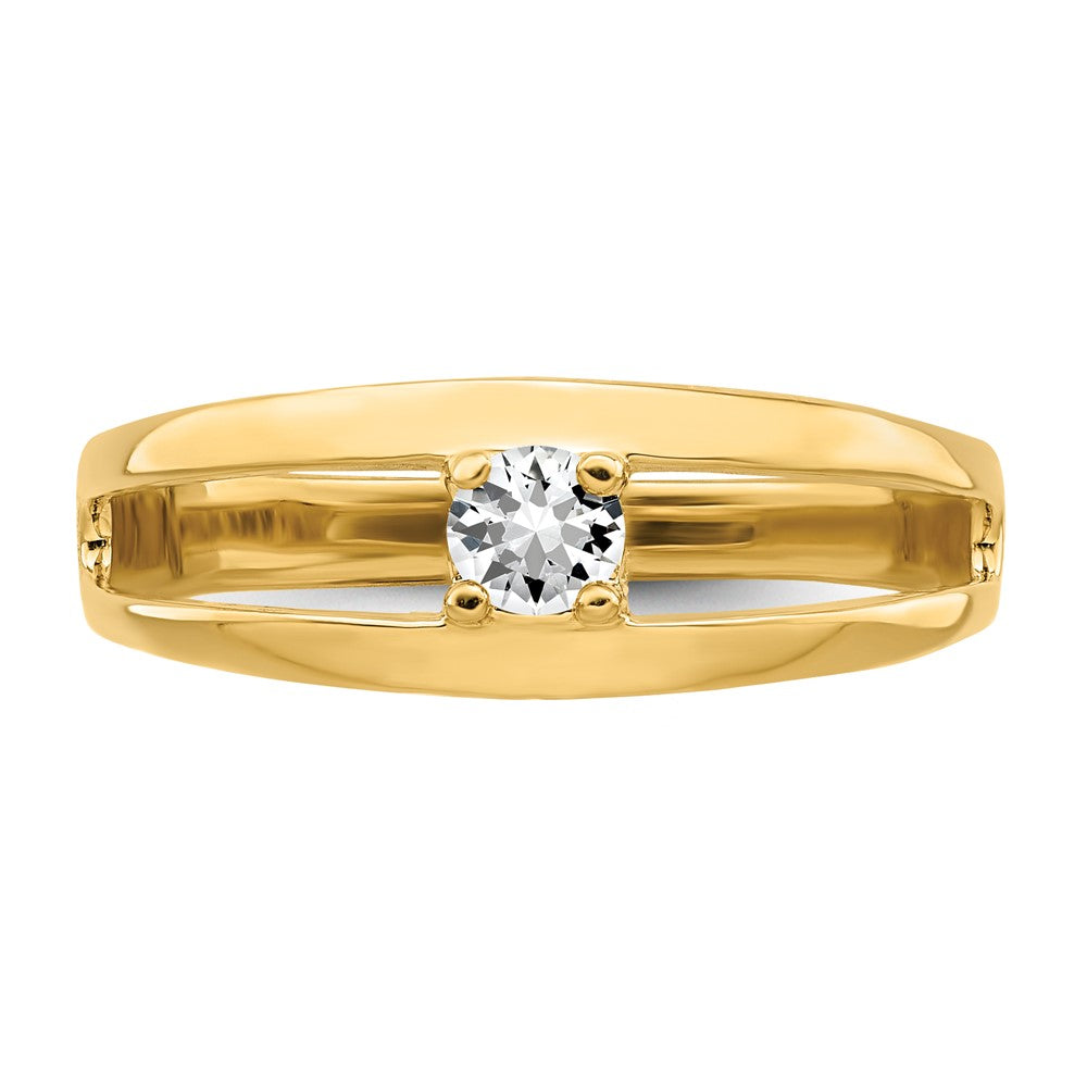 14k Synthetic Family Jewelry Ring - 107
