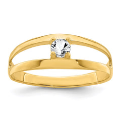 14k Synthetic Family Jewelry Ring - 107