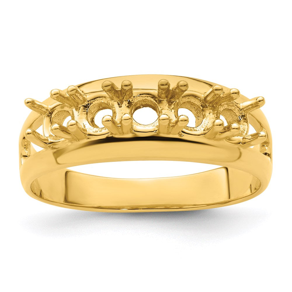 14k Synthetic Family Jewelry Ring - 117