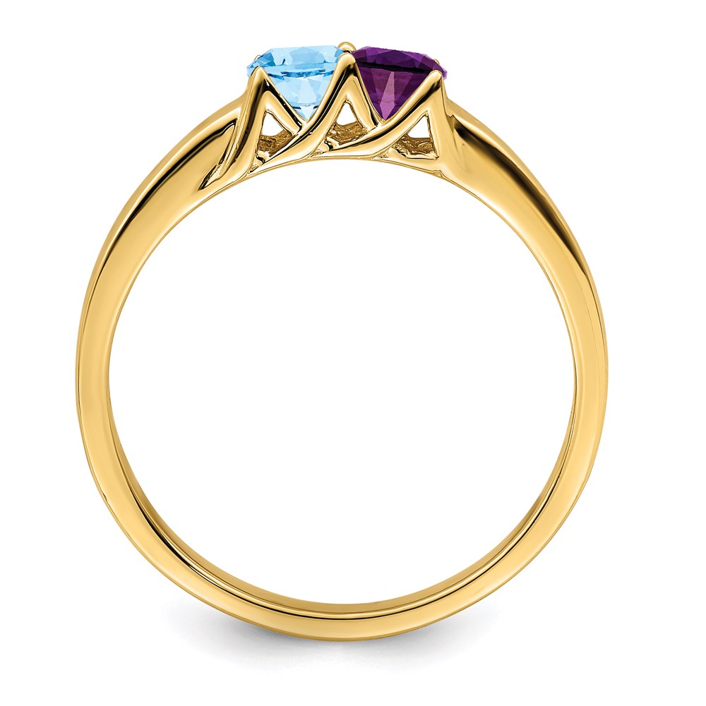 14k Synthetic Family Jewelry Ring - 86
