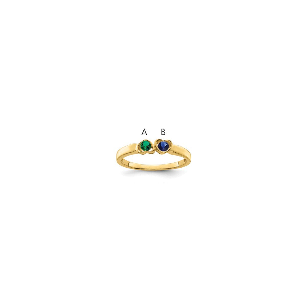 14k Synthetic Family Jewelry Ring - 95