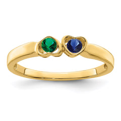 14k Synthetic Family Jewelry Ring - 95