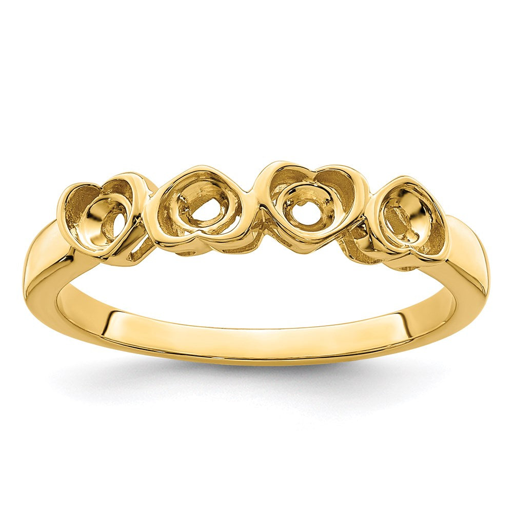 14k Synthetic Family Jewelry Ring - 99