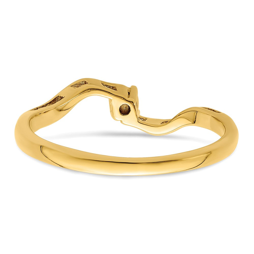 14k 5x3mm Oval Synthetic Family Jewelry Ring - 2