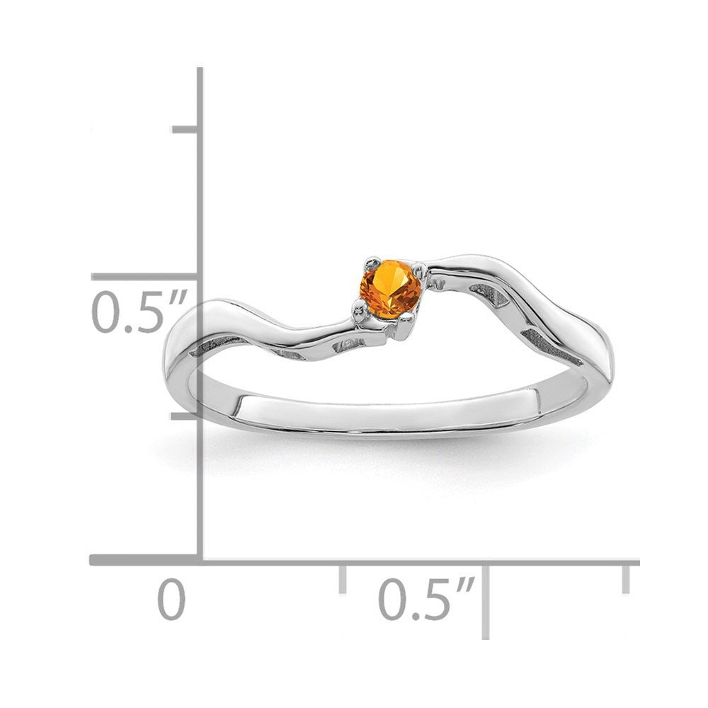 14k White Gold Synthetic Family Jewelry Ring - 84