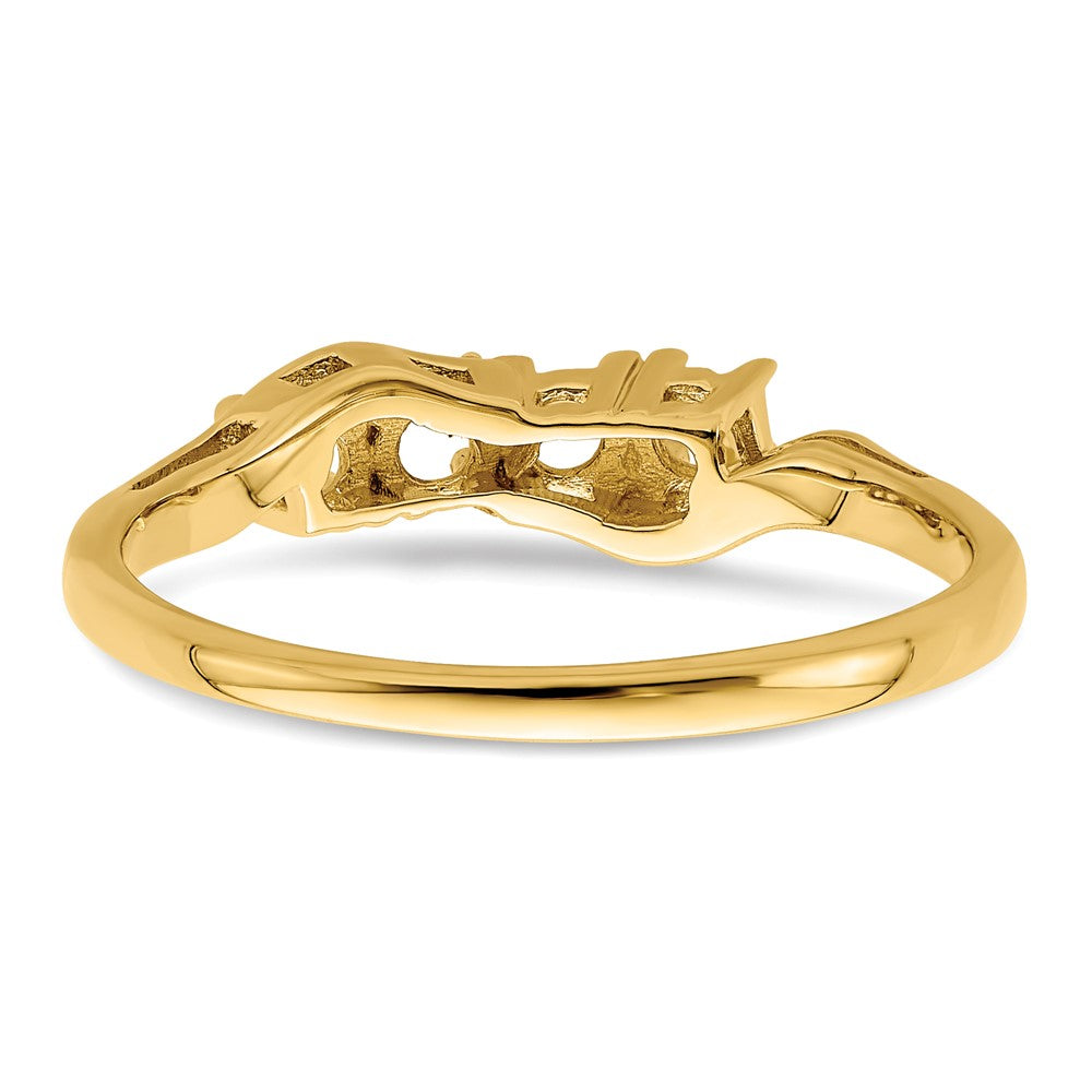 14k Synthetic Family Jewelry Ring - 54