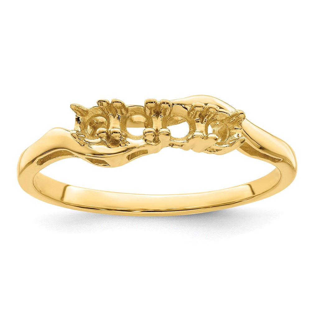 14k Synthetic Family Jewelry Ring - 54