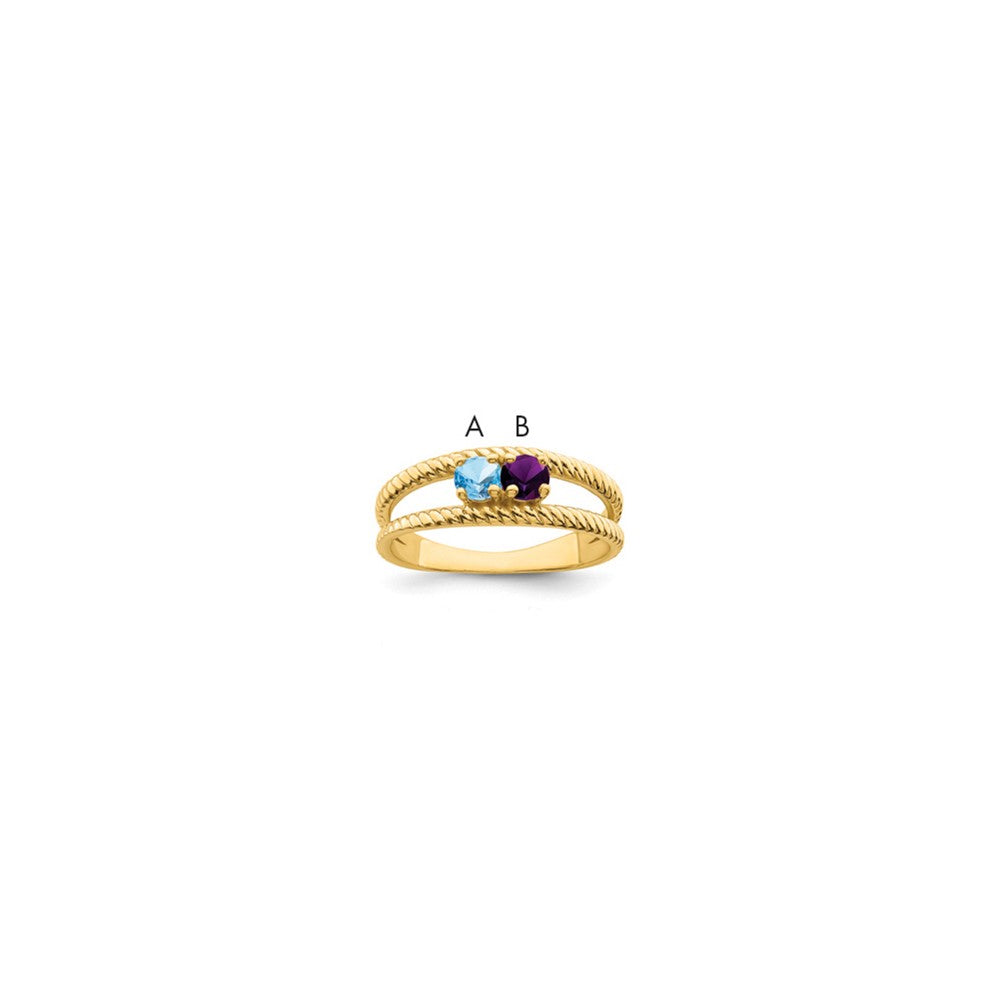 14k Family Jewelry Ring - 34