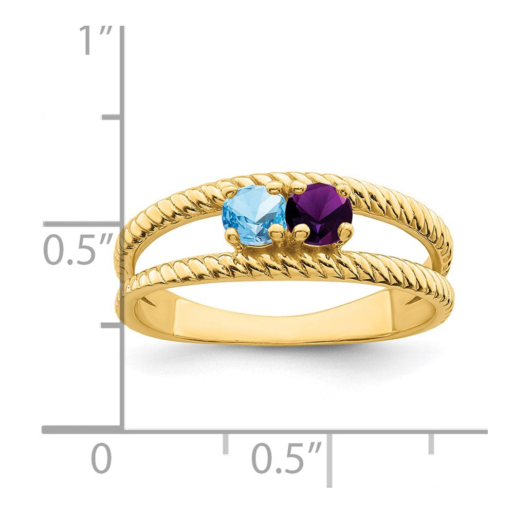 14k Family Jewelry Ring - 34
