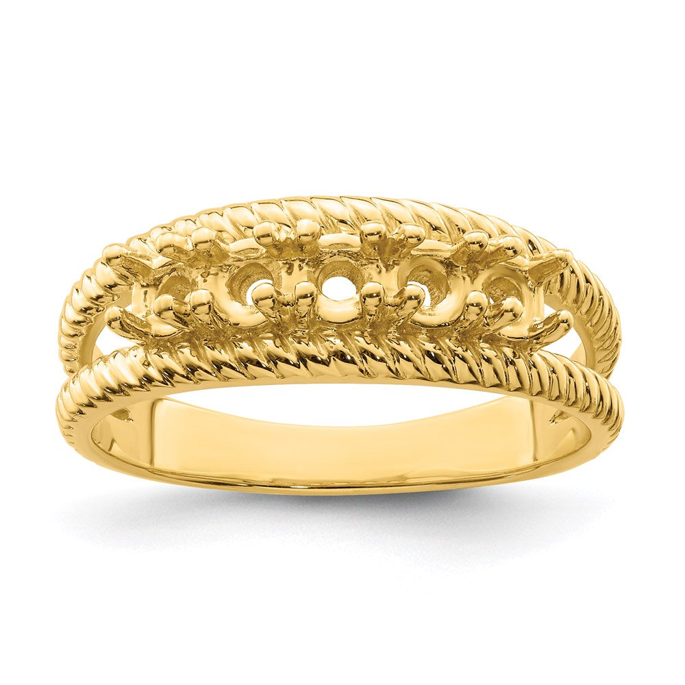 14k Genuine 5 Stone Mother's Ring - 7