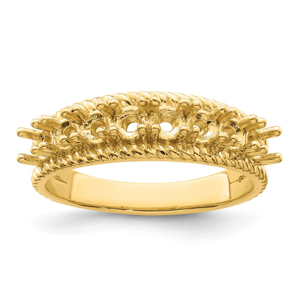 14k Synthetic Family Jewelry Ring - 3
