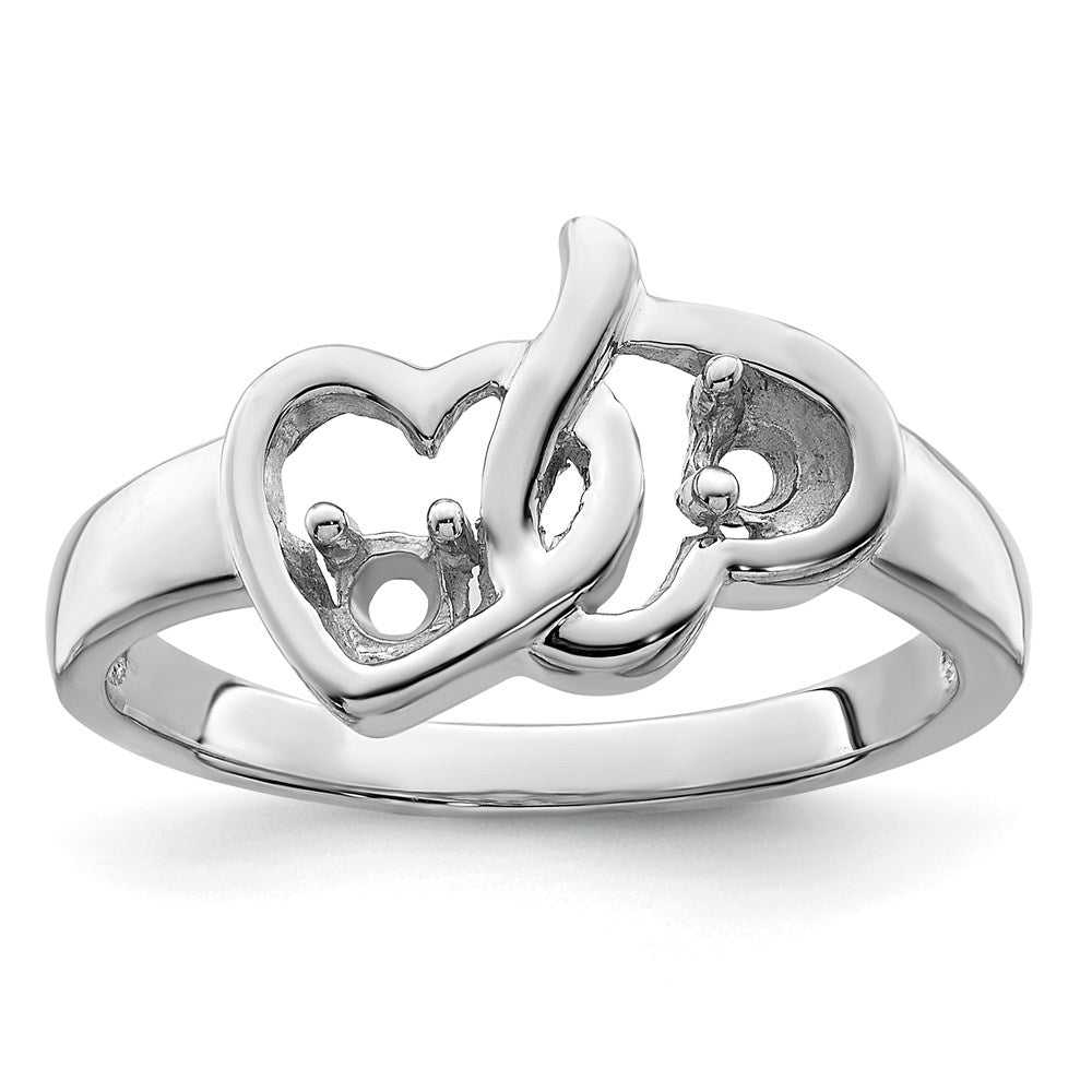 14k White Gold Genuine Family Jewelry Ring - 25