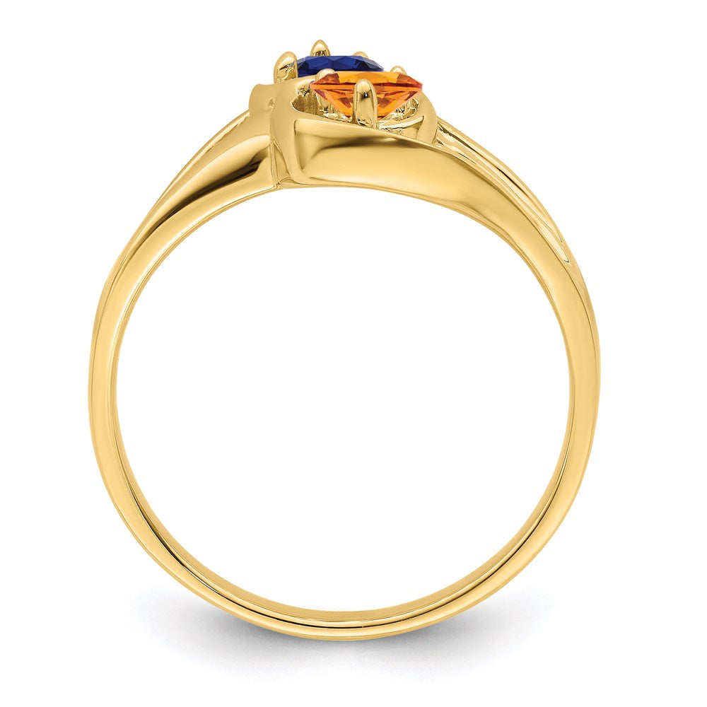 14k Genuine Family Jewelry Ring - 11
