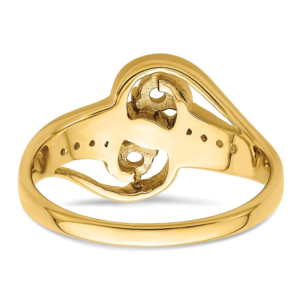 14k Genuine Family Jewelry Ring - 11