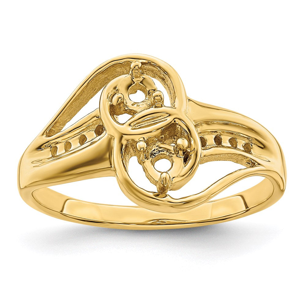 14k Genuine Family Jewelry Ring - 11