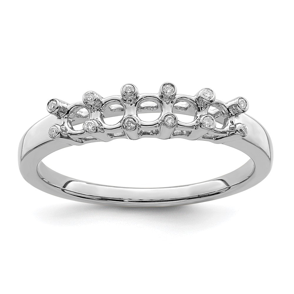 14KW Family Jewelry Diamond Semi-Set Ring