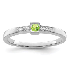 14K White Gold Family Jewelry Diamond Semi-Set Ring - 33