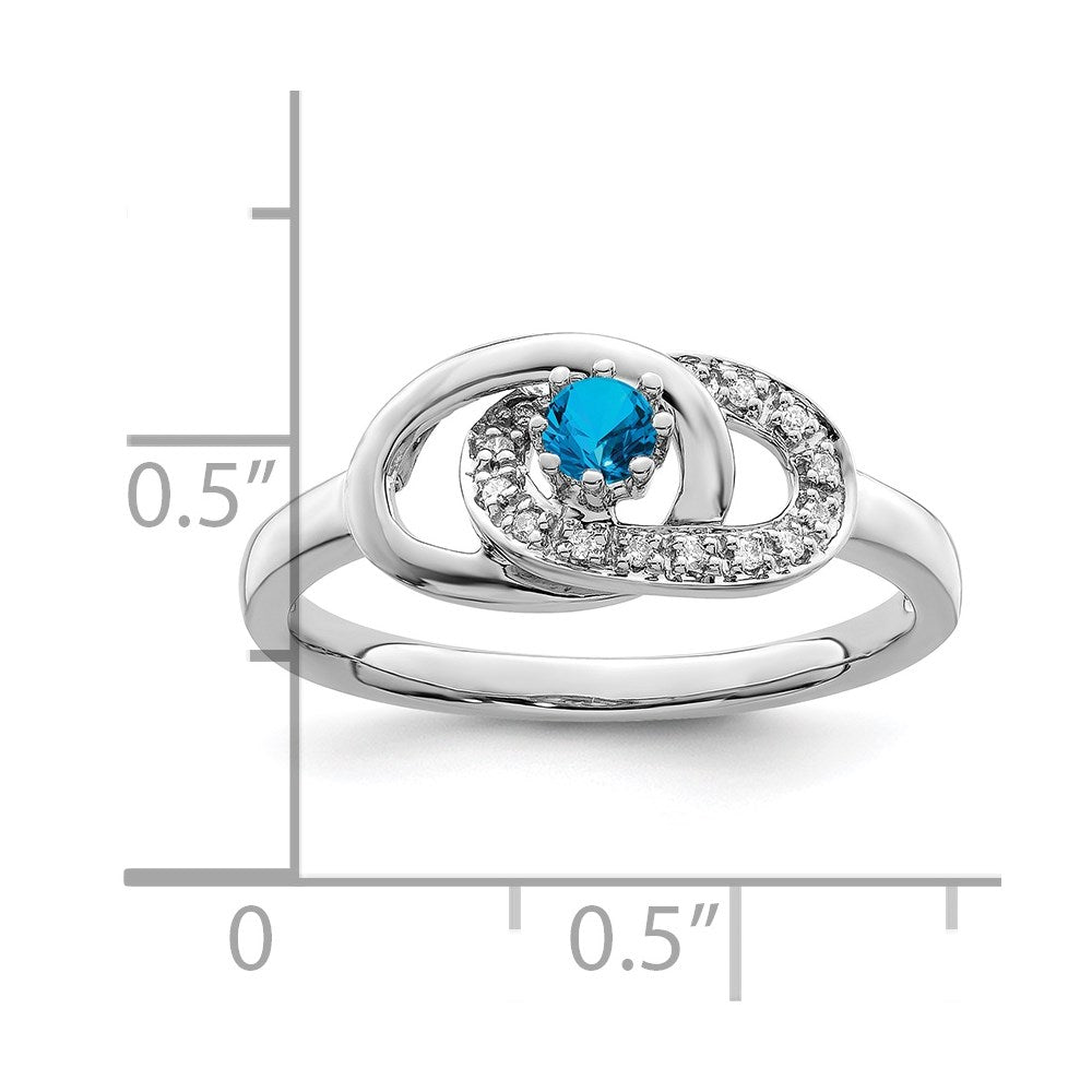 14K White Gold Family Jewelry Diamond Semi-Set Ring - 46