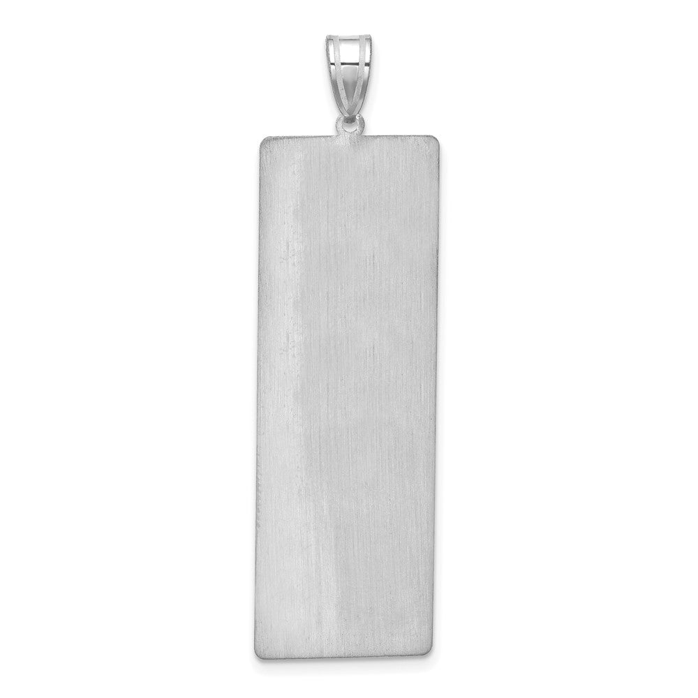 10k White Gold 8 Name Family Pendant