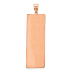 14k Rose Gold 7 Name Family Pendant