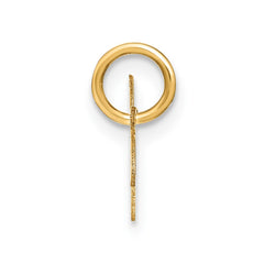 14KY Upper case Letter W Initial Charm