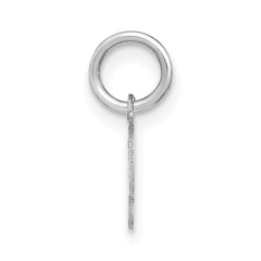 14KW Upper case Letter S Initial Charm
