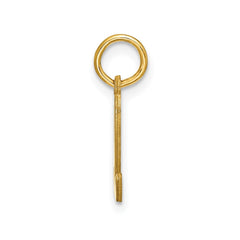 14KY Lower case Letter D Initial Charm