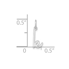 14KW Lower case Letter K Initial Charm