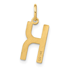 14ky Letter K Initial Pendant - 2