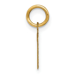 14ky Letter T Initial Pendant - 2