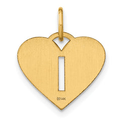 14ky Initial Letter I Initial Charm