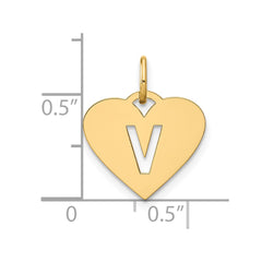 14ky Initial Letter V Initial Charm